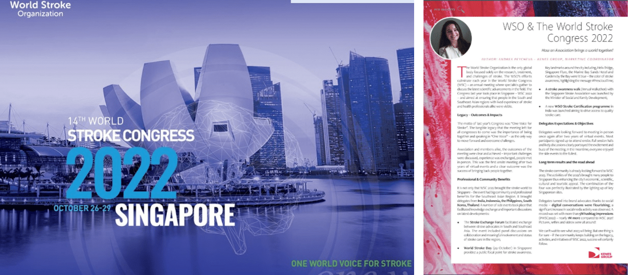 WSO &amp; The World Stroke Congress 2022 - Kenes Group